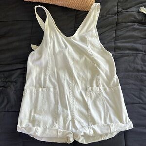 Free people white shortalls